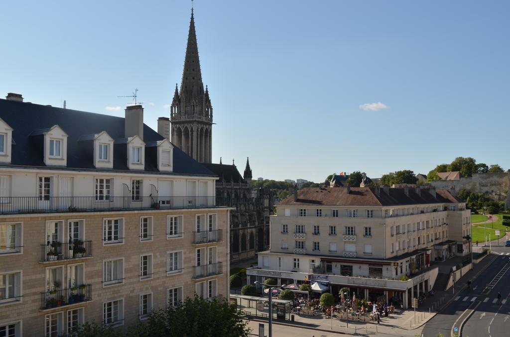 Hotel Du Chateau Caen Exterior foto