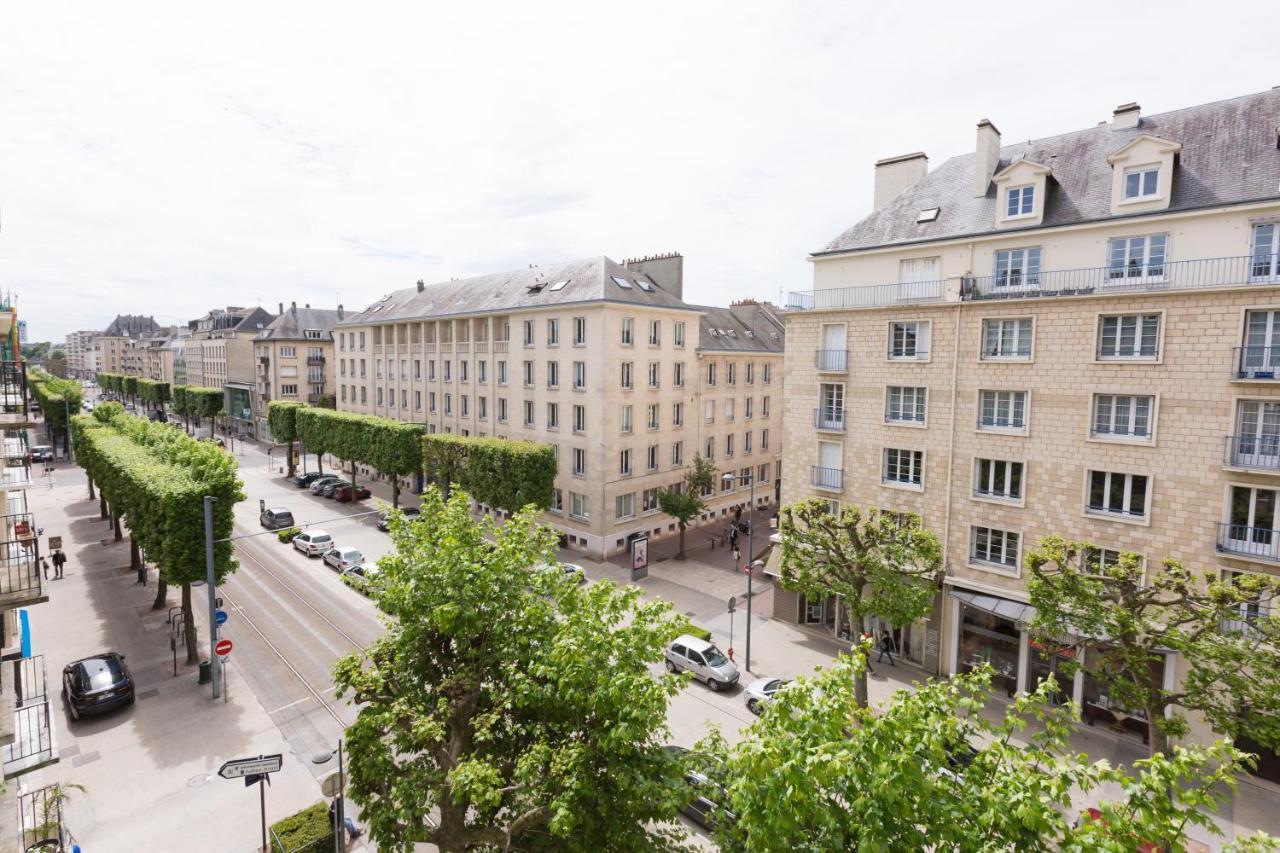 Hotel Du Chateau Caen Exterior foto