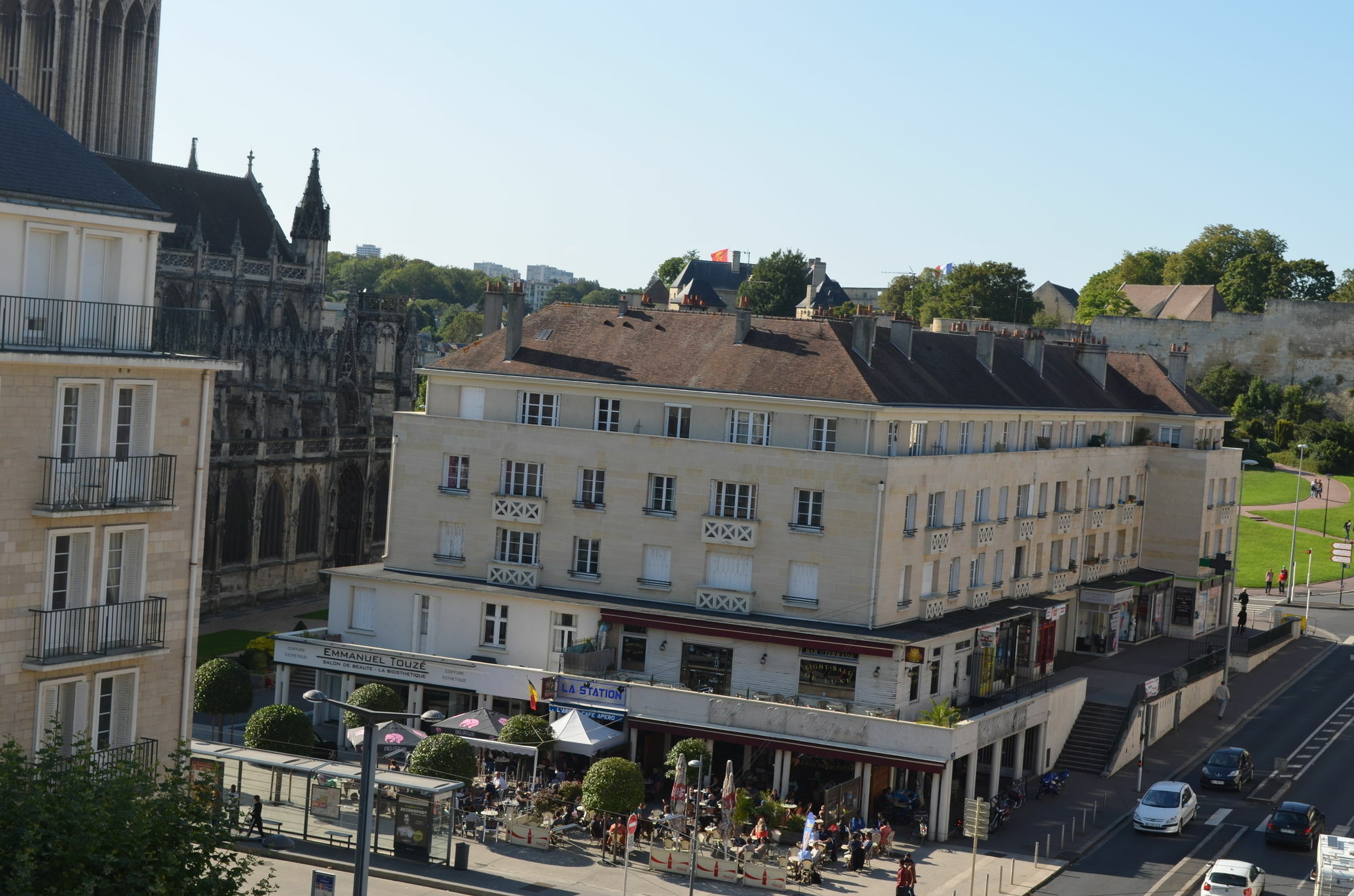 Hotel Du Chateau Caen Exterior foto